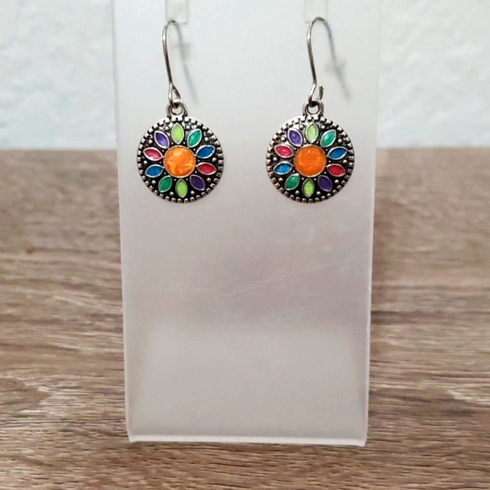 🆕️ Flower Multicolor Earrings